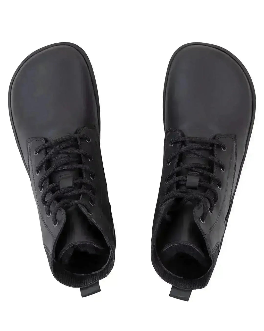 Shapen - Urbaneer 2.0 Black Smooth Leather - Botines barefoot elegantes de invierno