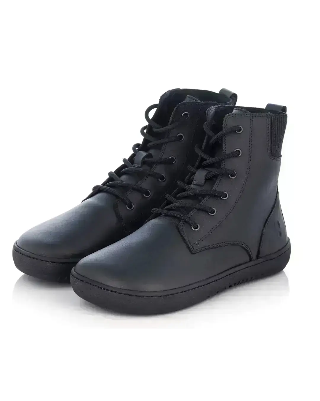Shapen - Urbaneer 2.0 Black Smooth Leather - Botines barefoot elegantes de invierno