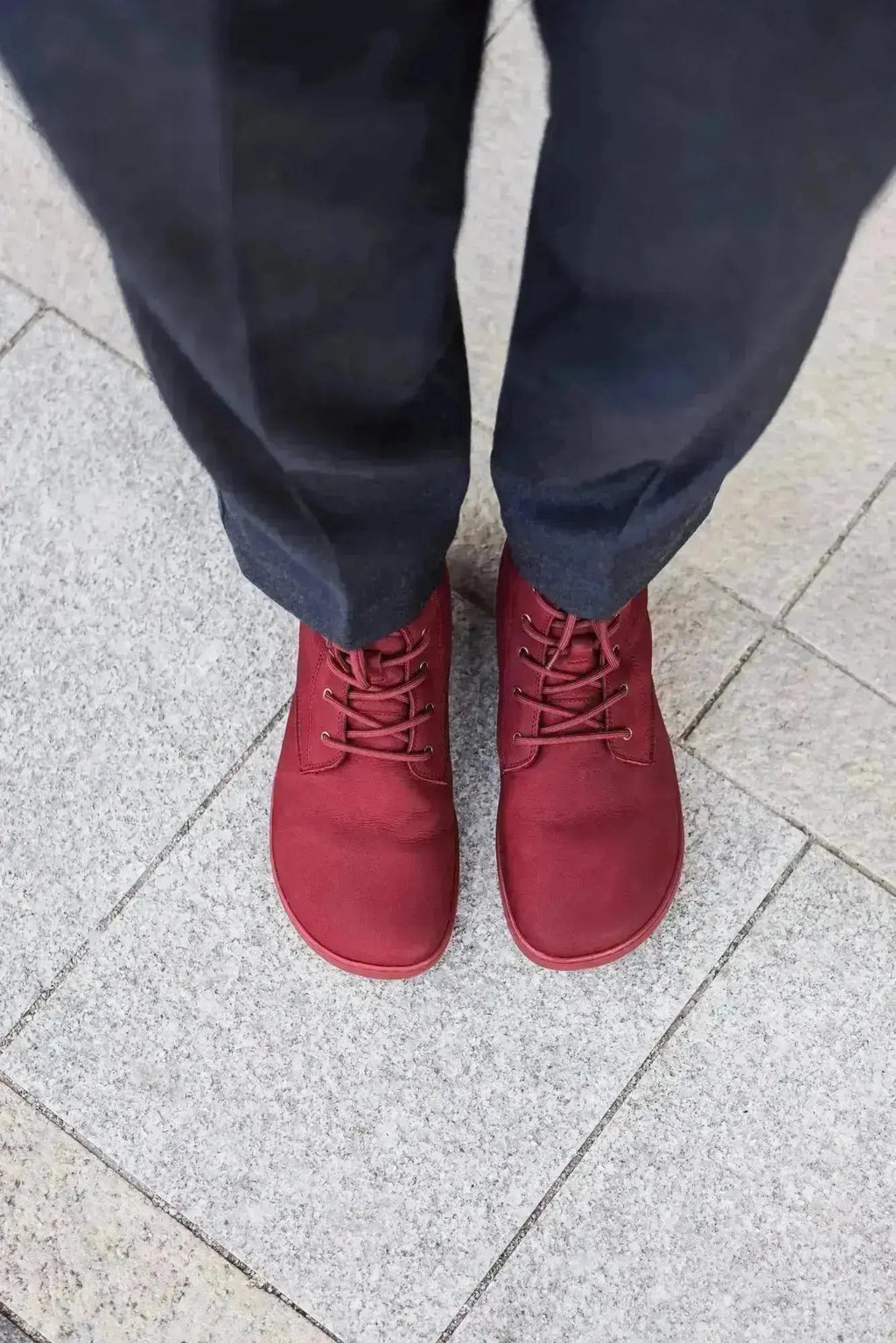 Shapen - Urbaneer 2.0 Burgundy - Botines barefoot elegantes de invierno