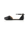 Shapen – Poppy Black - Bailarinas abiertas barefoot negras para mujer