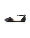 Shapen – Poppy Black Vegan - Bailarinas abiertas barefoot veganas negras para mujer