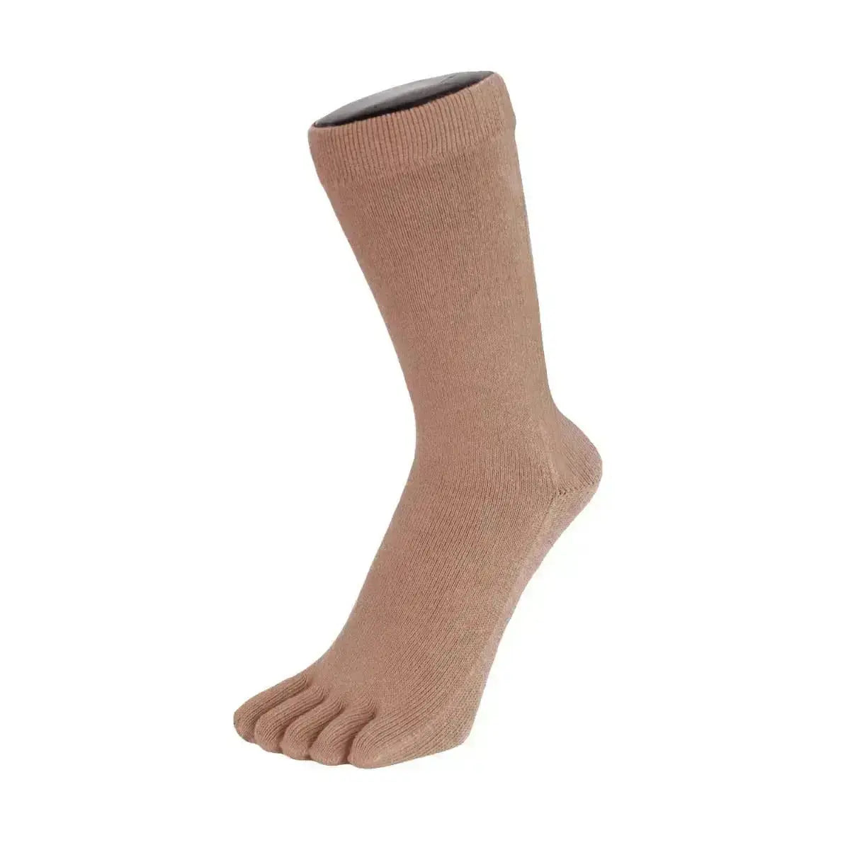 TOETOE - Calcetines de dedos de media caña - Tallas 35-46 - Fawn