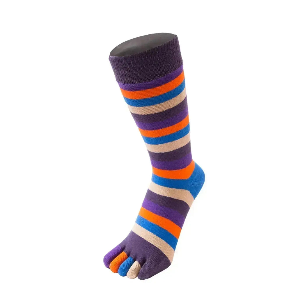 TOETOE Essential Orquidea - Calcetines de dedos de media caña - Unitalla (tallas 35-46)