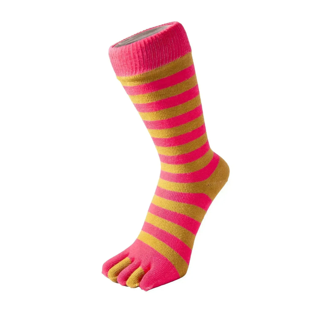 TOETOE Essential Orquidea - Calcetines de dedos de media caña - Unitalla (tallas 35-46)