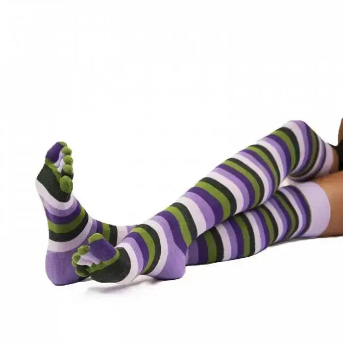 TOETOE Essential Ray - Calcetines de dedos encima de la rodilla - Unitalla (tallas 35-46)