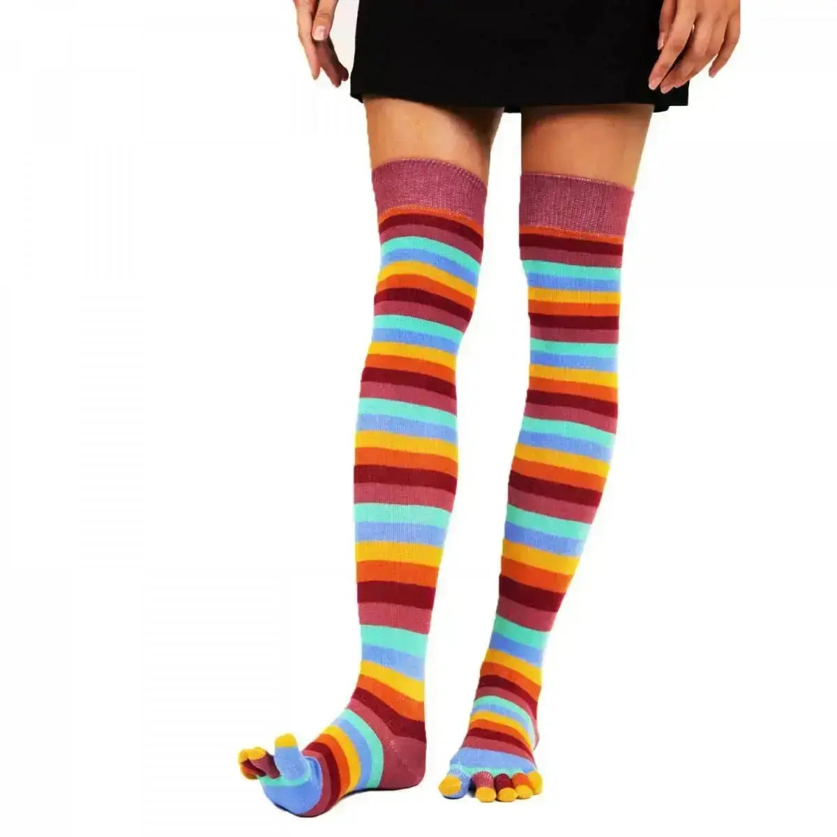 TOETOE Essential Ray - Calcetines de dedos encima de la rodilla - Unitalla (tallas 35-46)