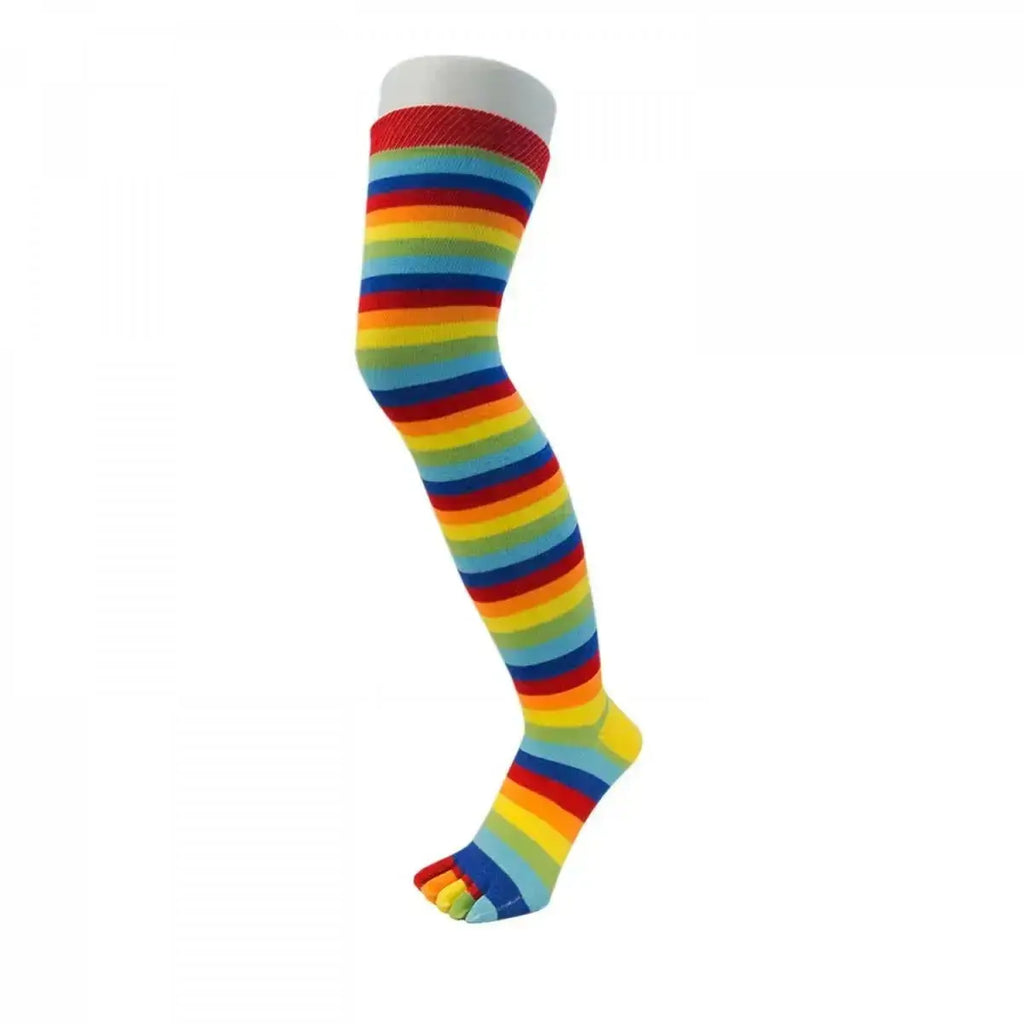 TOETOE Essential Ray - Calcetines de dedos encima de la rodilla - Unitalla (tallas 35-46)