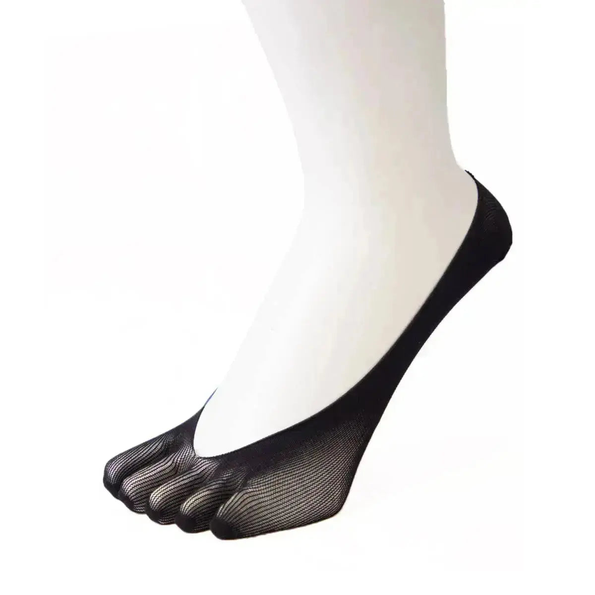TOETOE - Pinkies de Dedos de Nylon Black - Unitalla - EU 35-42
