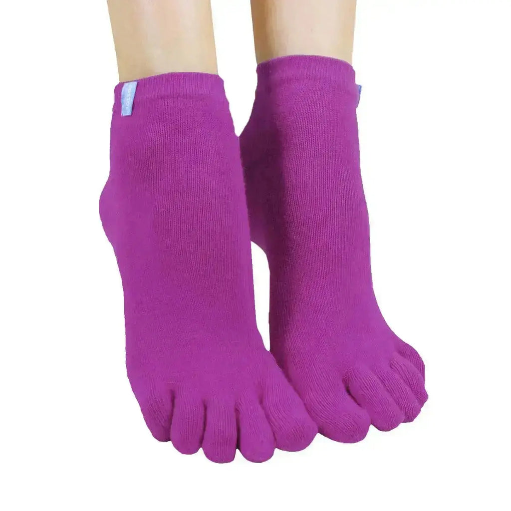 TOETOE - calcetines cortos de dedos - tallas 35-46 / Fuchsia