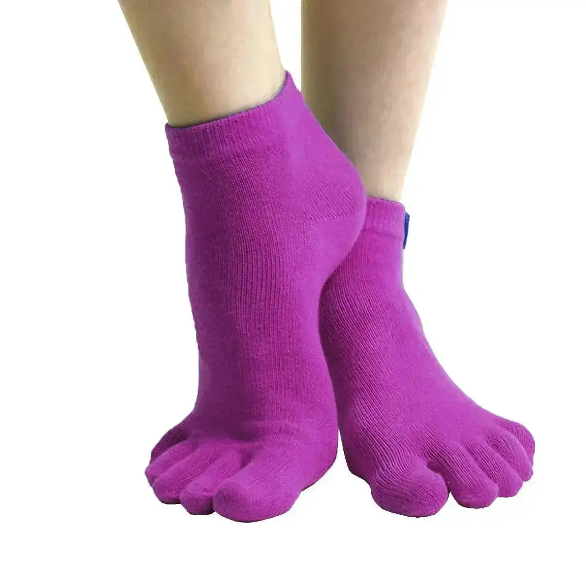 TOETOE - calcetines cortos de dedos - tallas 35-46 / Fuchsia