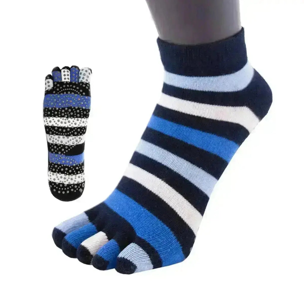 TOETOE - calcetines de dedos para yoga y pilates - Tallas 35-38 / Denim