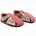 Tikki (Lang.S Barefoot) - Mariposa Lollipop - Sandalias Barefoot de Cuero infantiles rosa
