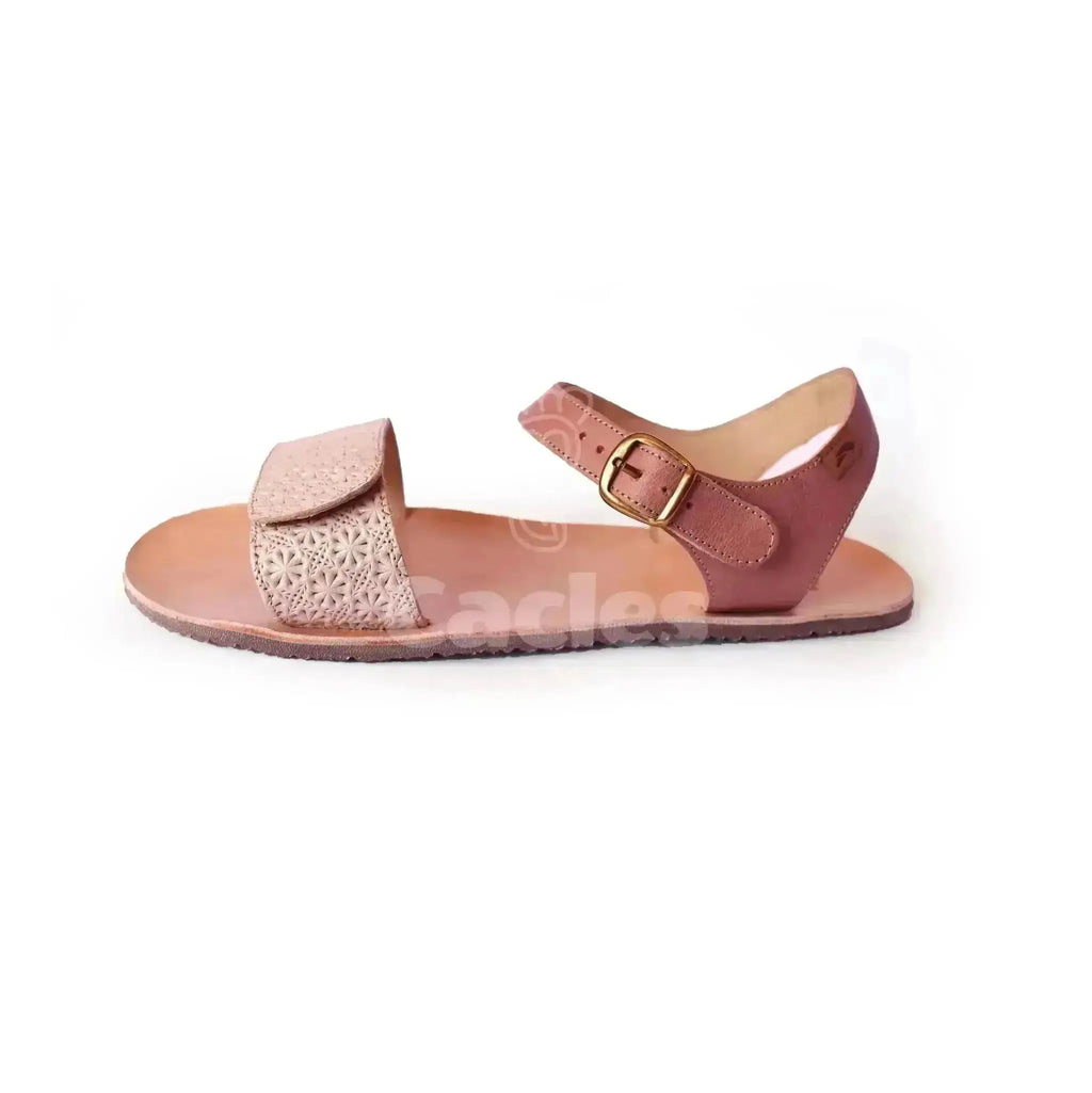 Tikki (Lang.S Barefoot) - Vibe Claire - Sandalias barefoot rosas para mujer