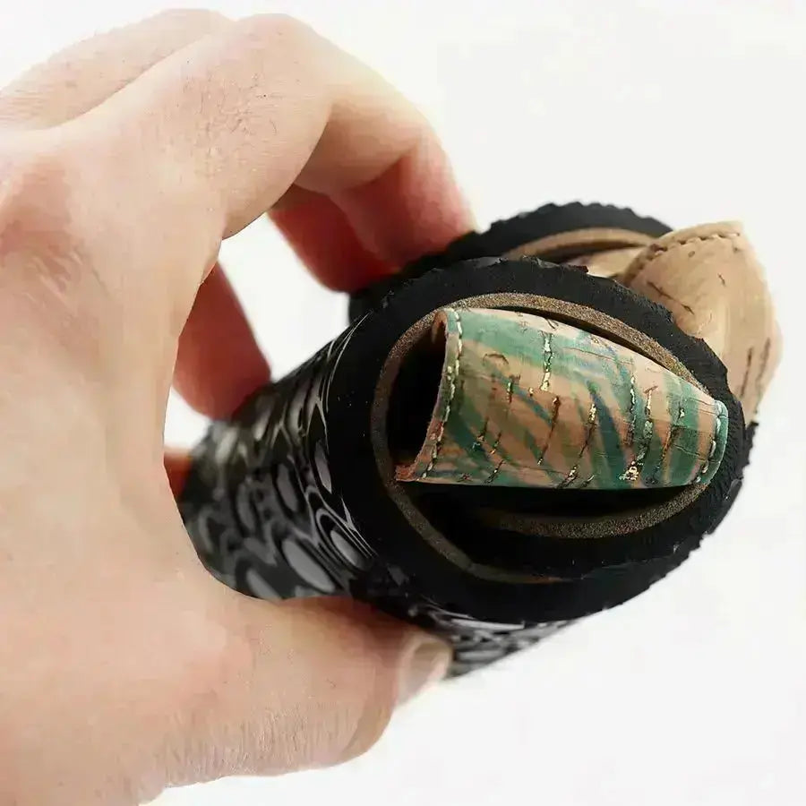 Tikki (Lang.S Barefoot) - Vibe Nature - Sandalias barefoot de Corcho verdes para mujer
