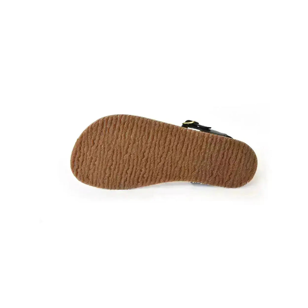 Tikki (Lang.S Barefoot) - Vibe Onyx - Sandalias barefoot Veganas negras para mujer