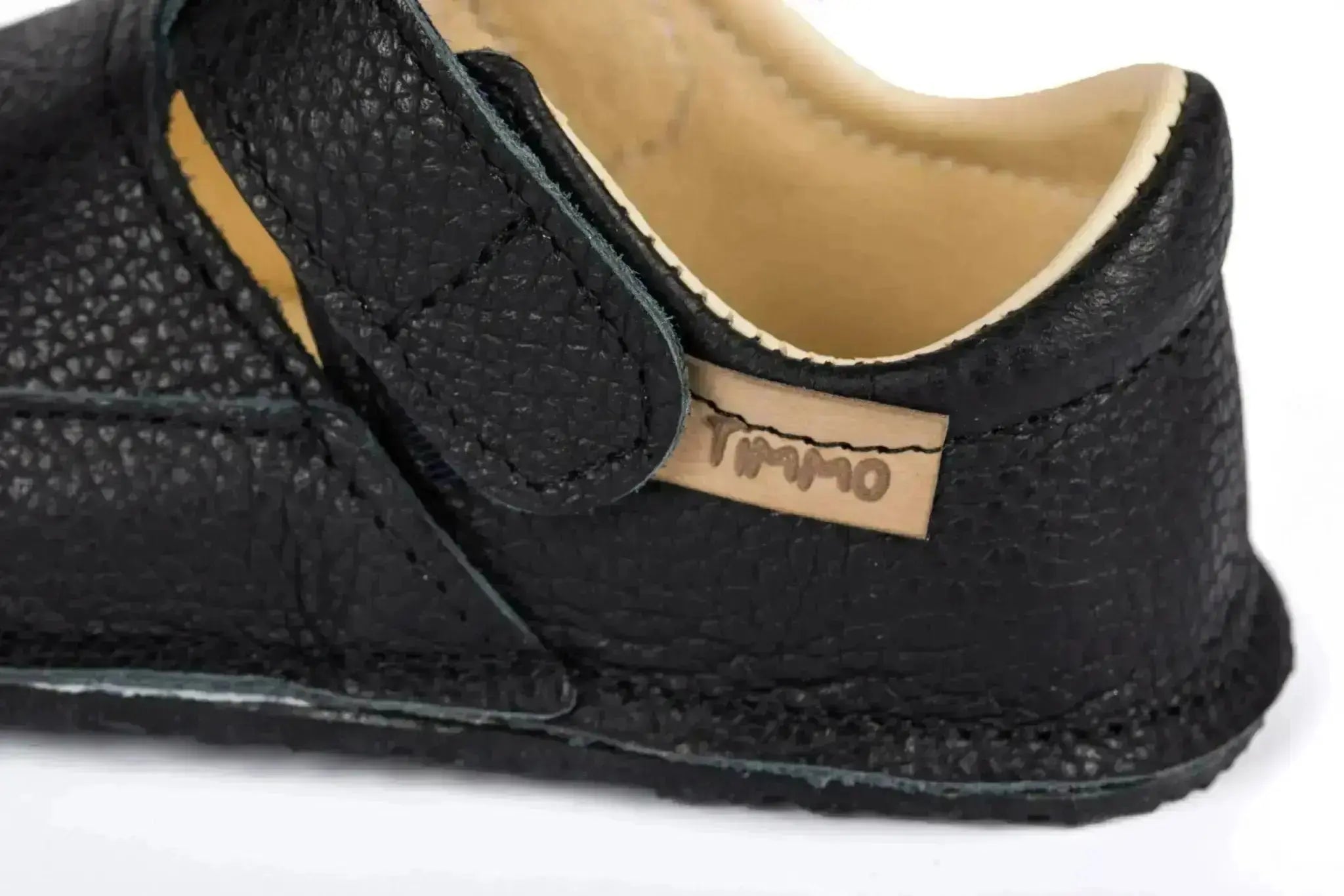 Timmo - Noir - Chaussures minimalistes barefoot