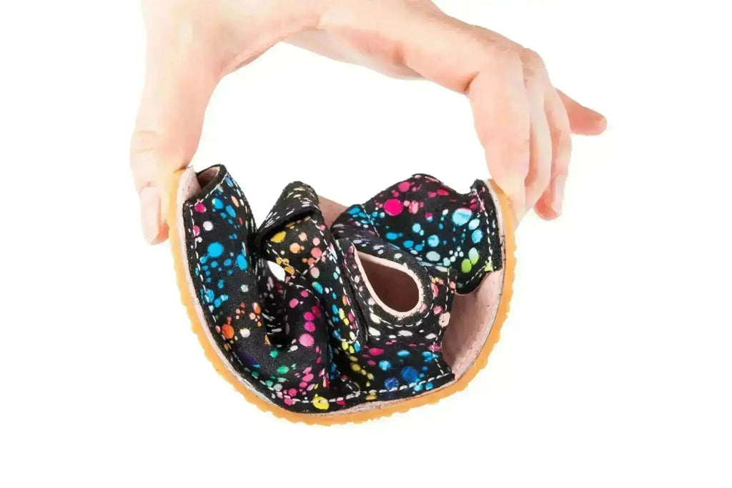 Timmo - Happiness Particles - Sandalias Barefoot infantiles multicolor
