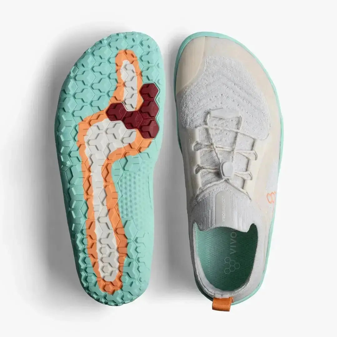 VIVOBAREFOOT - Primus Trail Knit FG Artic Wolf - Chaussures barefoot pour trail/entraînement/usage quotidien