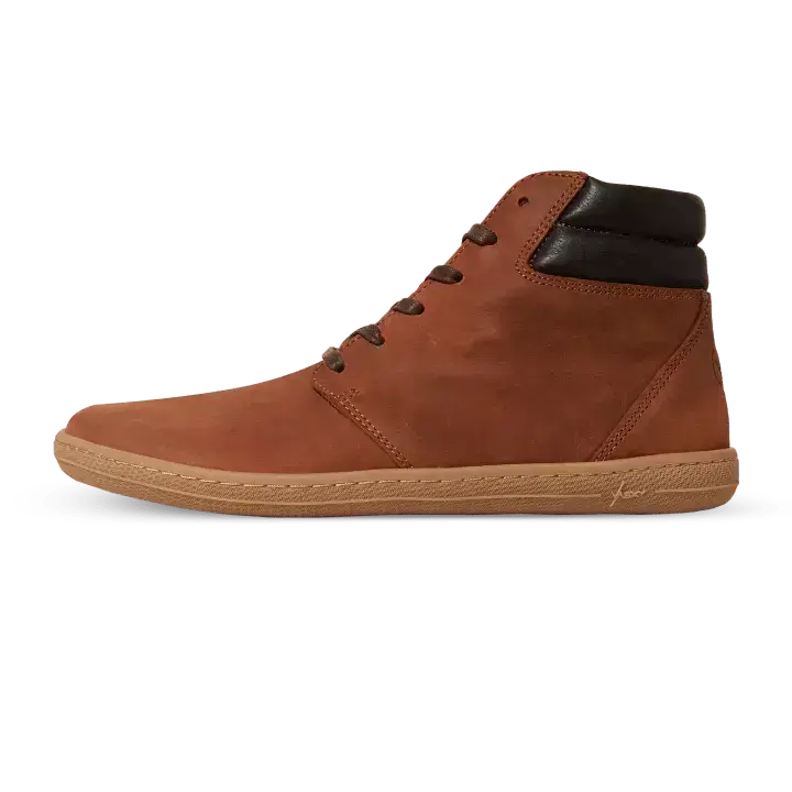 Vasky - Terry High Brown - Botines barefoot otoñales