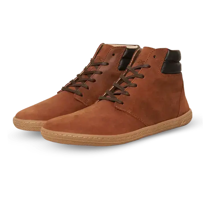 Vasky - Terry High Brown - Botines barefoot otoñales