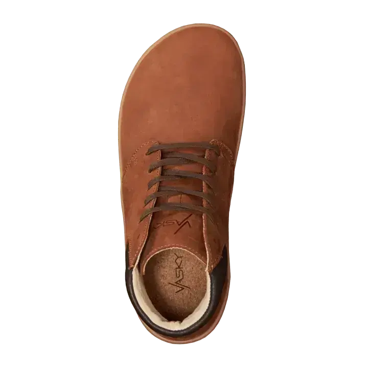 Vasky - Terry High Brown - Botines barefoot otoñales