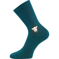 VoXX barefootik merino bleu-vert - Chaussettes Barefoot pour enfants