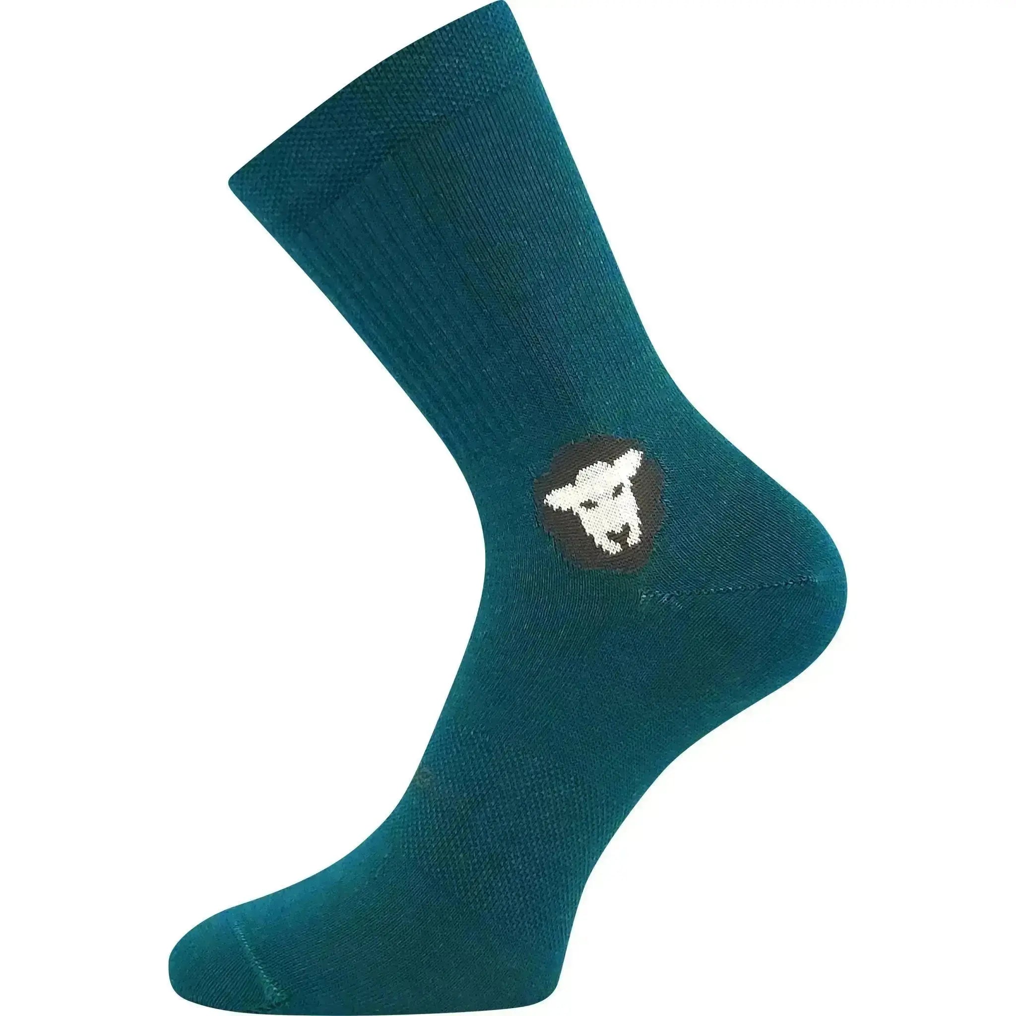 VoXX barefootik merino bleu-vert - Chaussettes Barefoot pour enfants