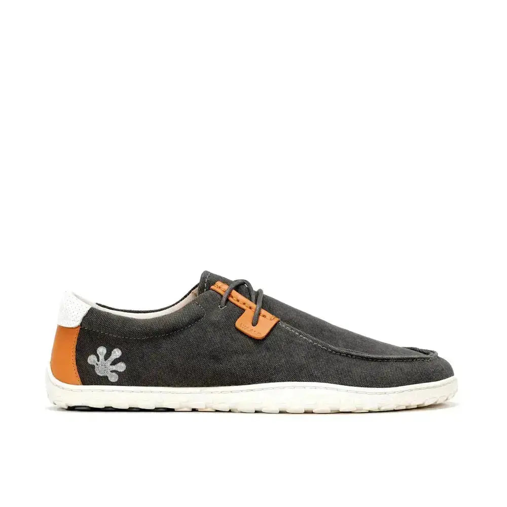 WAALS - Anthracite Atacama - Mocassins "wallabee" barefoot