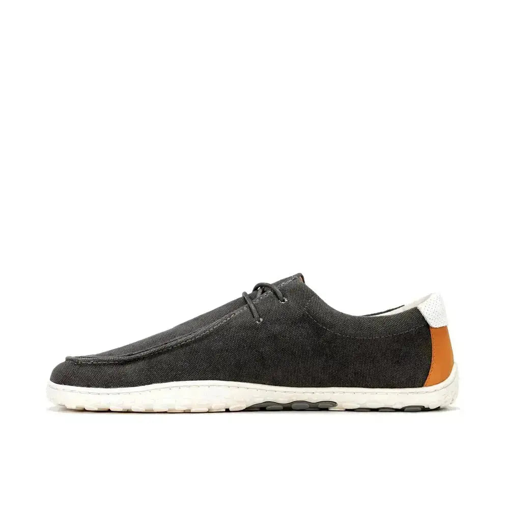 WAALS - Anthracite Atacama - Mocassins "wallabee" barefoot