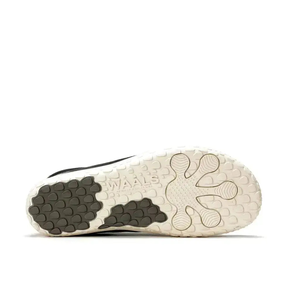 WAALS - Anthracite Atacama - Mocassins "wallabee" barefoot