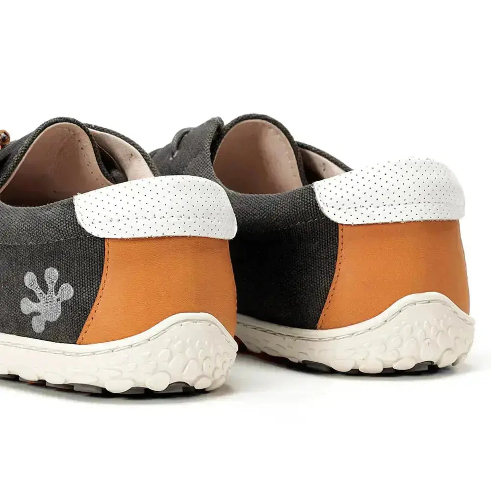 WAALS - Anthracite Atacama - Mocassins "wallabee" barefoot
