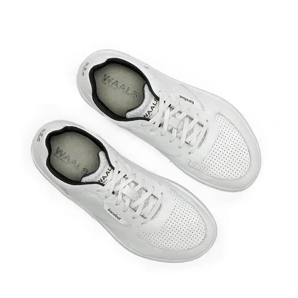 WAALS - Tromso Leather White - Zapatillas barefoot