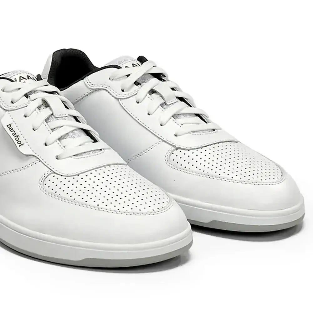 WAALS - Tromso Leather White - Zapatillas barefoot