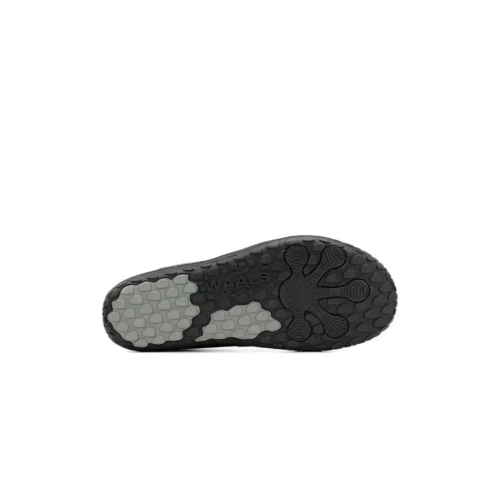 WAALS - Vantaa Negro - Botines barefoot de piel artesana