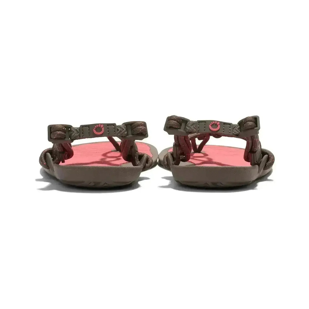 Xero Shoes - Aqua Cloud - Women Morel / Sunset Coral - Sandalias deportivas barefoot marrones para mujer