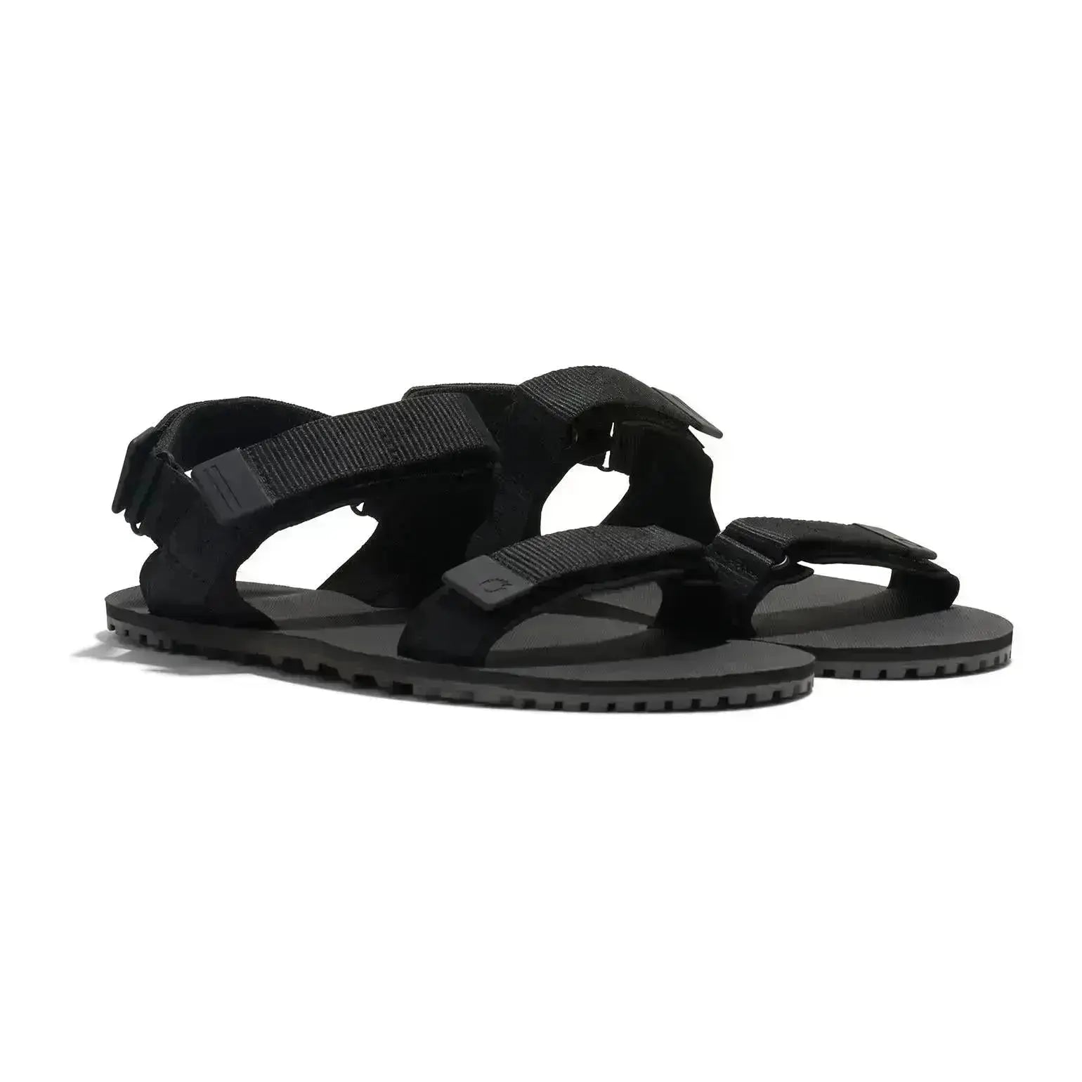 Xero Shoes - D-Trail - Men Black / Asphalt - Sandalias de trail barefoot negras para hombre