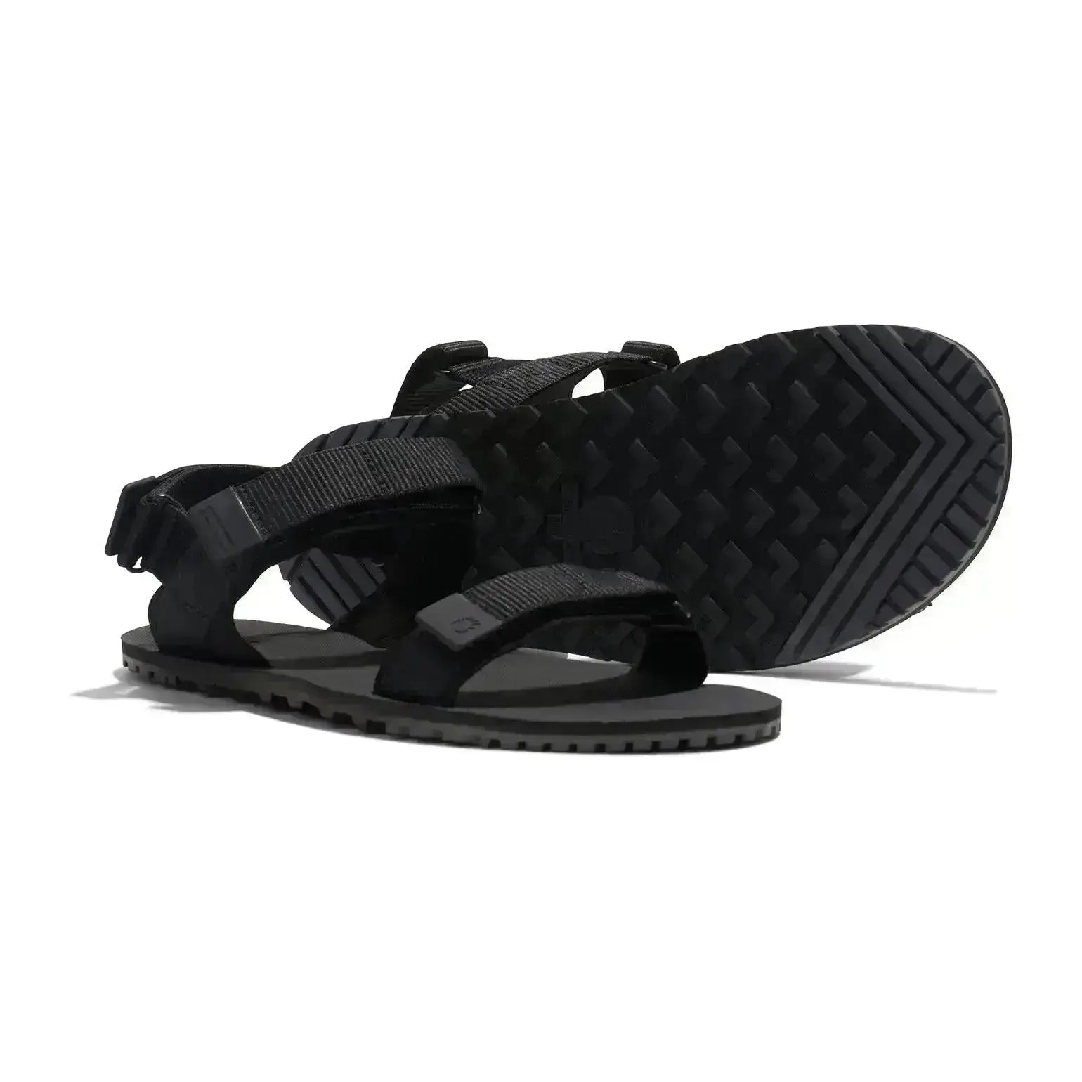 Xero Shoes - D-Trail - Men Black / Asphalt - Sandalias de trail barefoot negras para hombre