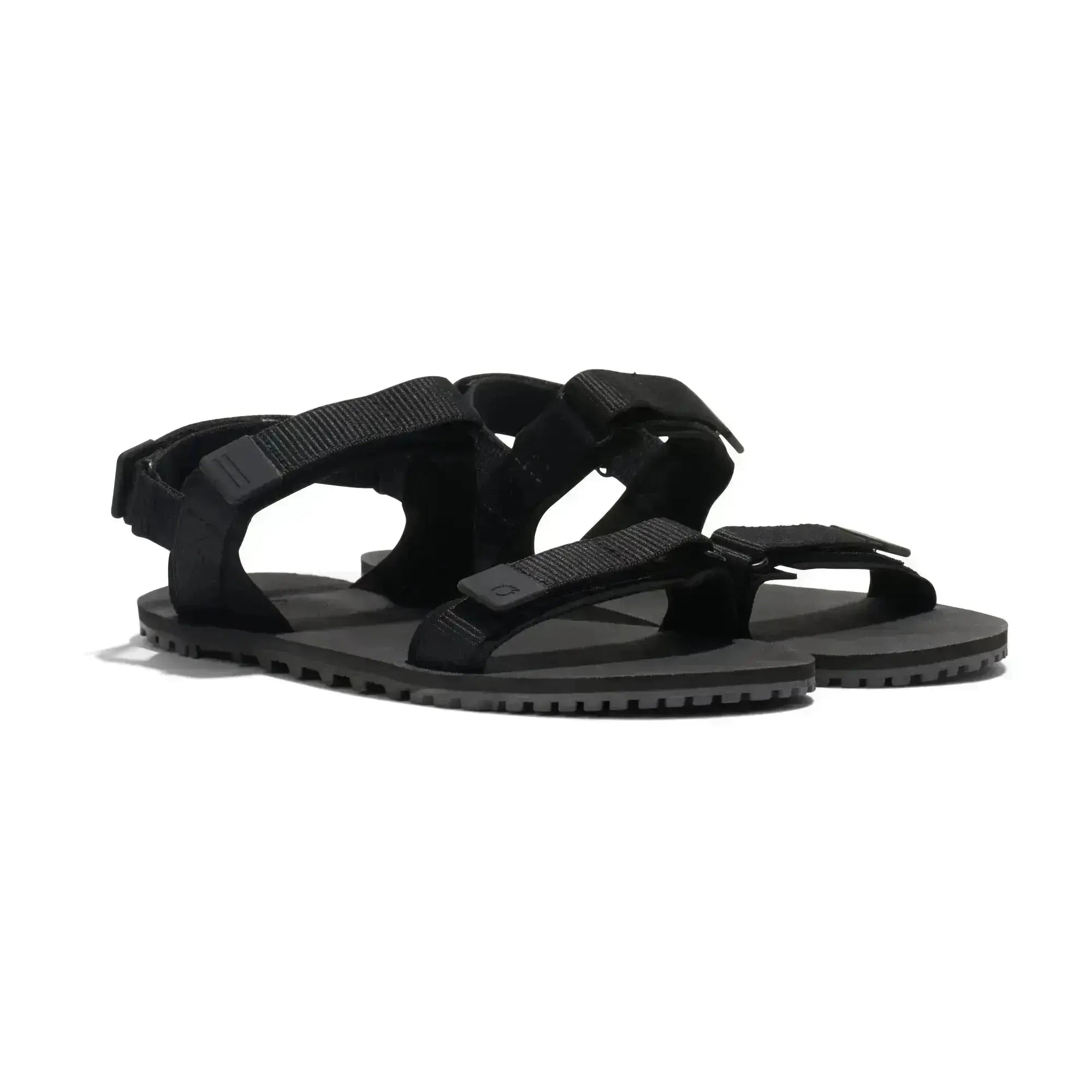 Xero Shoes - D-Trail - Women Black / Asphalt - Sandalias de trail barefoot negras para mujer