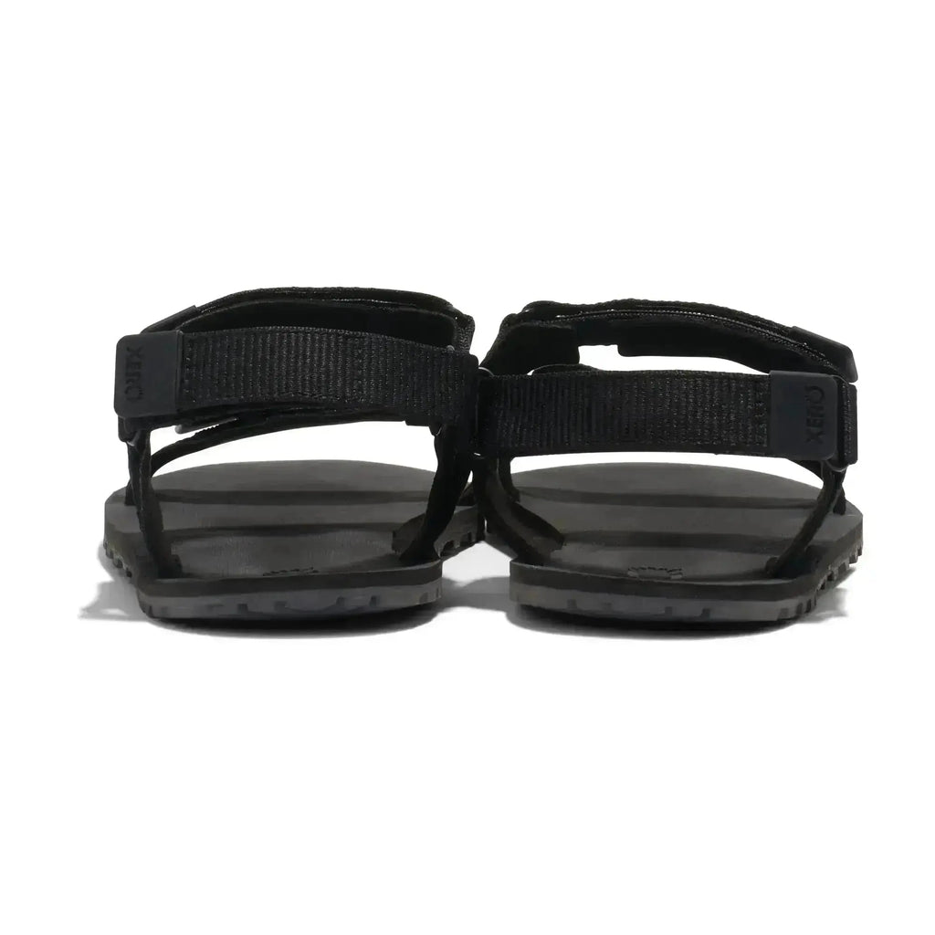 Xero Shoes - D-Trail - Women Black / Asphalt - Sandalias de trail barefoot negras para mujer