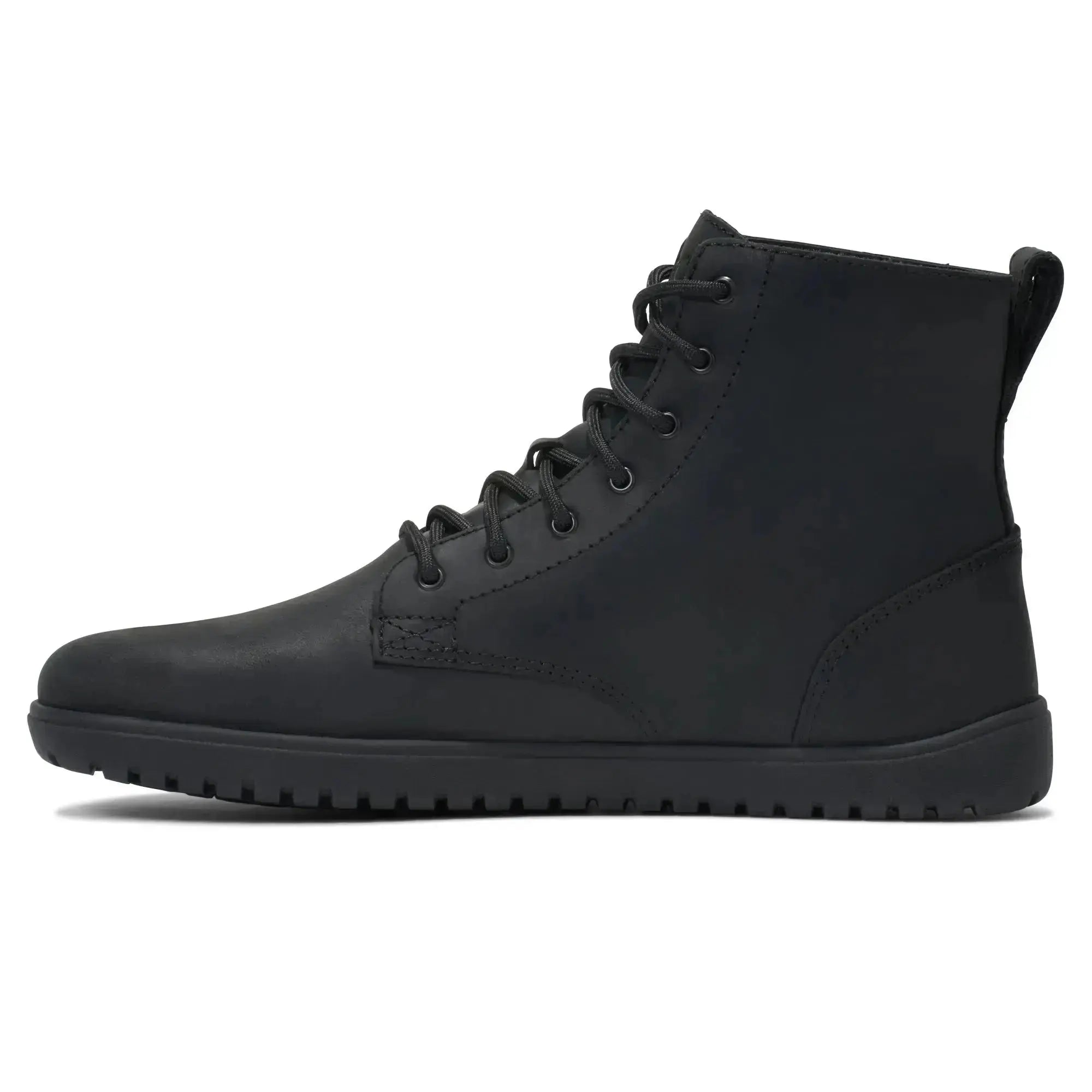 Xero Shoes - Denver II Black Men - Botines barefoot de cordones negros para hombre