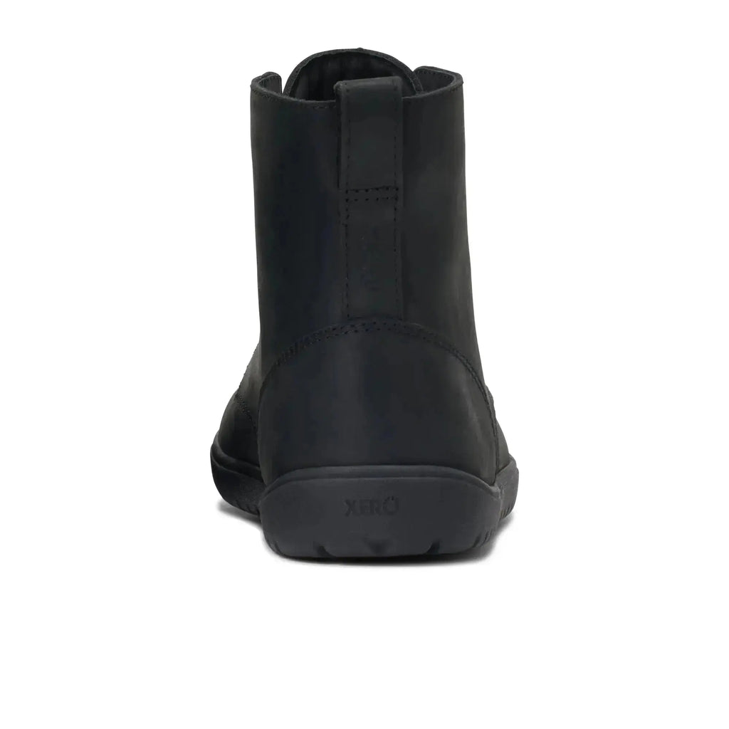 Xero Shoes - Denver II Black Men - Botines barefoot de cordones negros para hombre