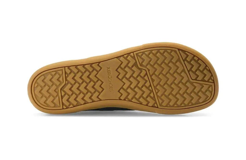 Xero Shoes - Dillon Canvas - Men Black / Gum - Lonetas de cordones barefoot negras para hombre
