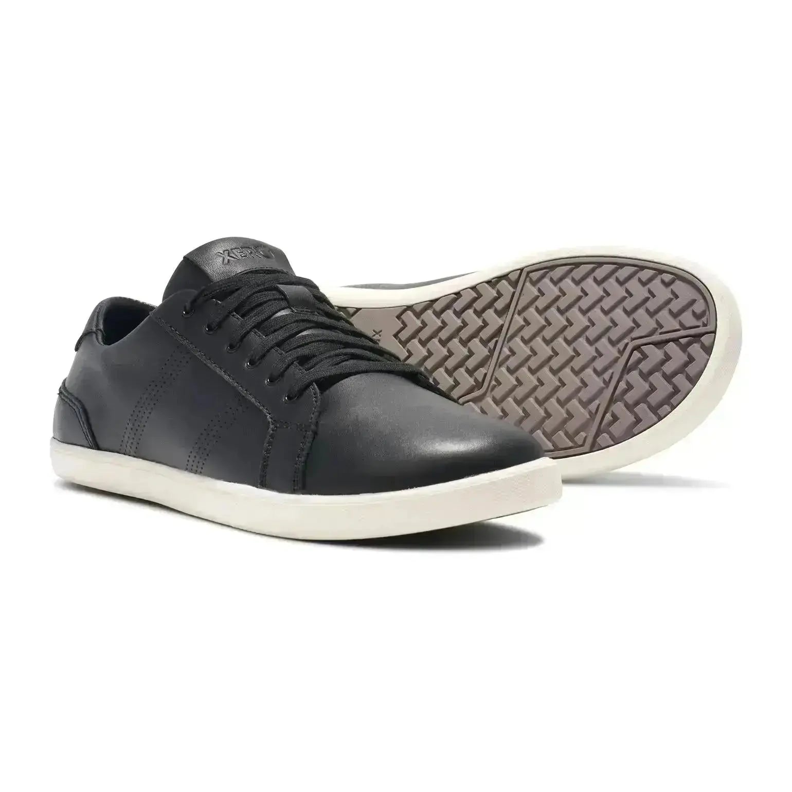 Xero Shoes - Dillon Leather - Men Black - Zapatillas de cuero barefoot negras para hombre