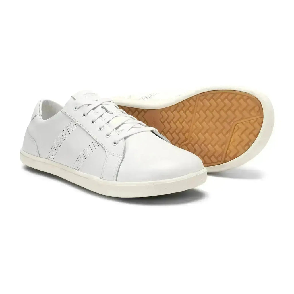 Xero Shoes - Dillon Leather - Men white - Zapatillas de cuero barefoot blancas para hombre