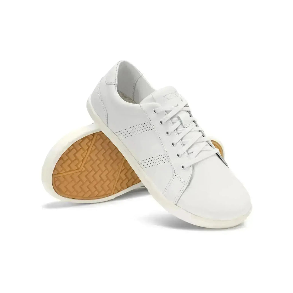 Xero Shoes - Dillon Leather - Men white - Zapatillas de cuero barefoot blancas para hombre