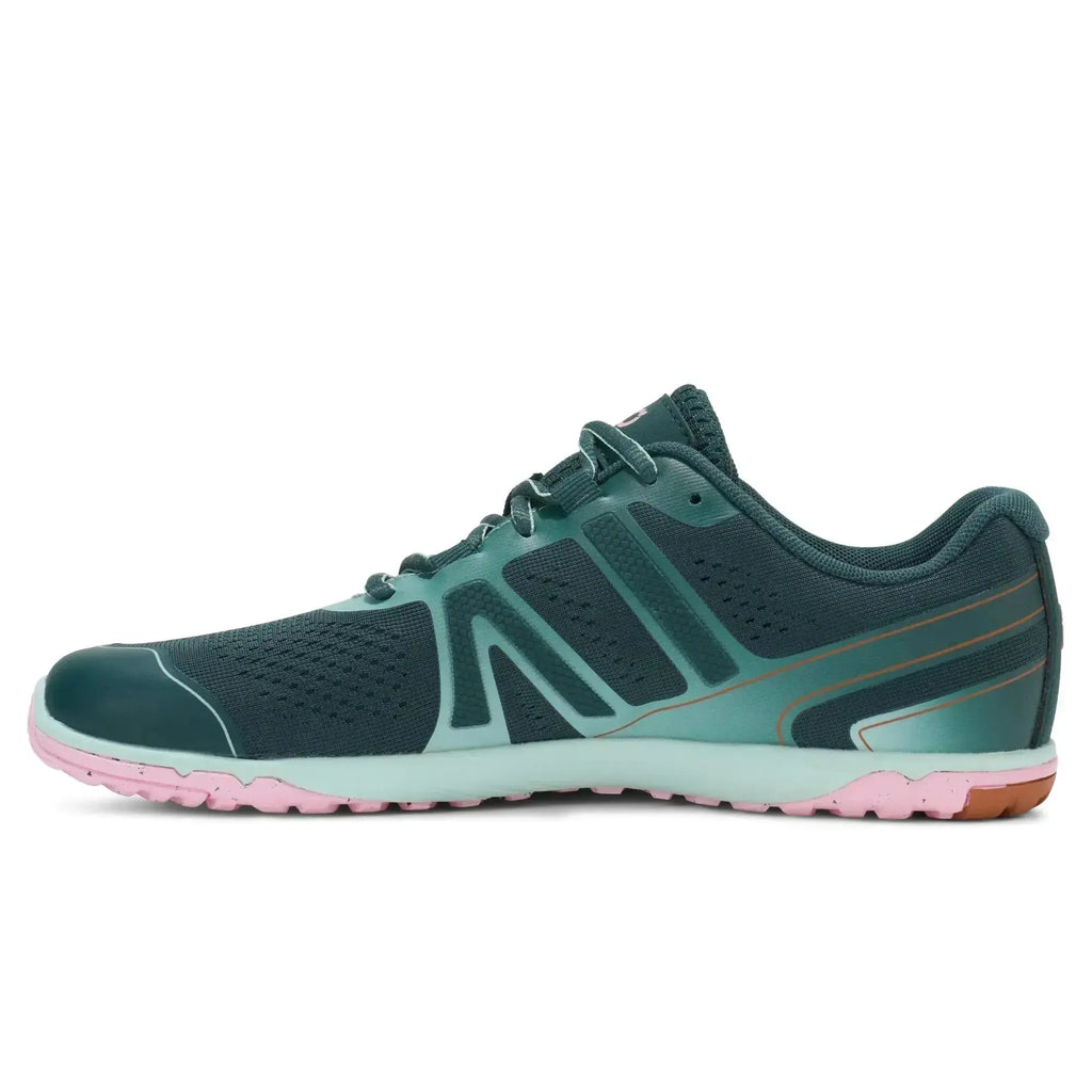 Xero Shoes - HFS II Sea Moss/Pink-a-Boo Women - Zapatillas barefoot para running verdes para mujer