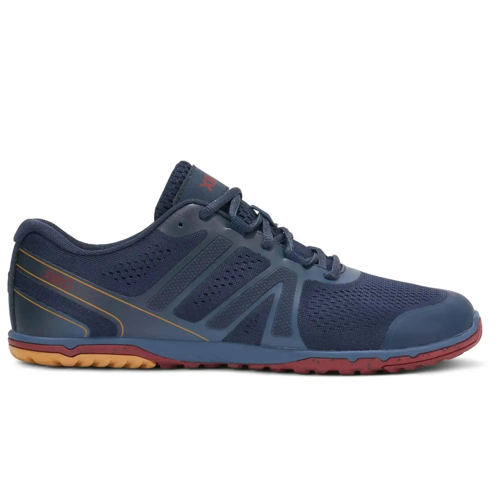 Xero Shoes - HFS II Vintage Indigo/Red Ochre Men - Zapatillas barefoot para running azules para hombre