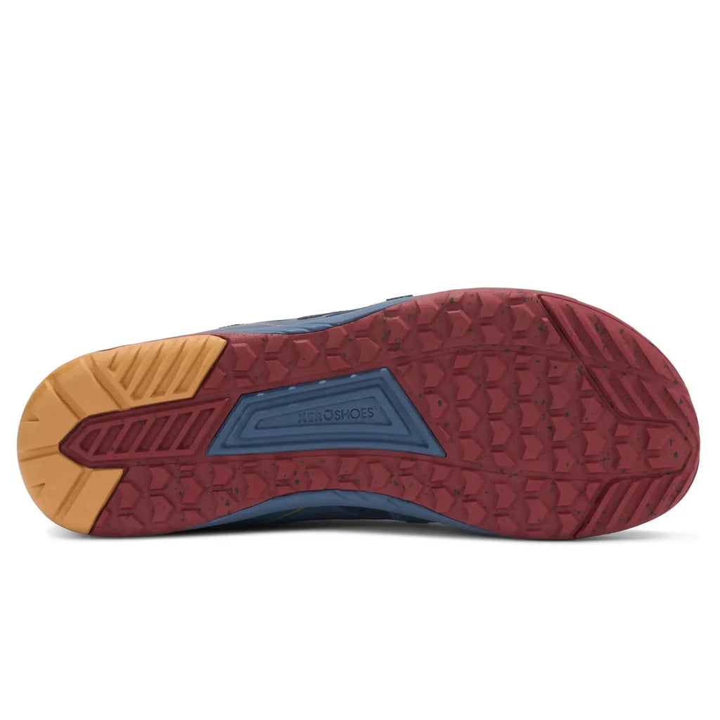 Xero Shoes - HFS II Vintage Indigo/Red Ochre Men - Zapatillas barefoot para running azules para hombre