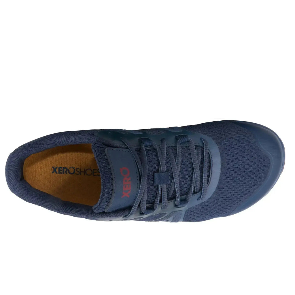 Xero Shoes - HFS II Vintage Indigo/Red Ochre Men - Zapatillas barefoot para running azules para hombre