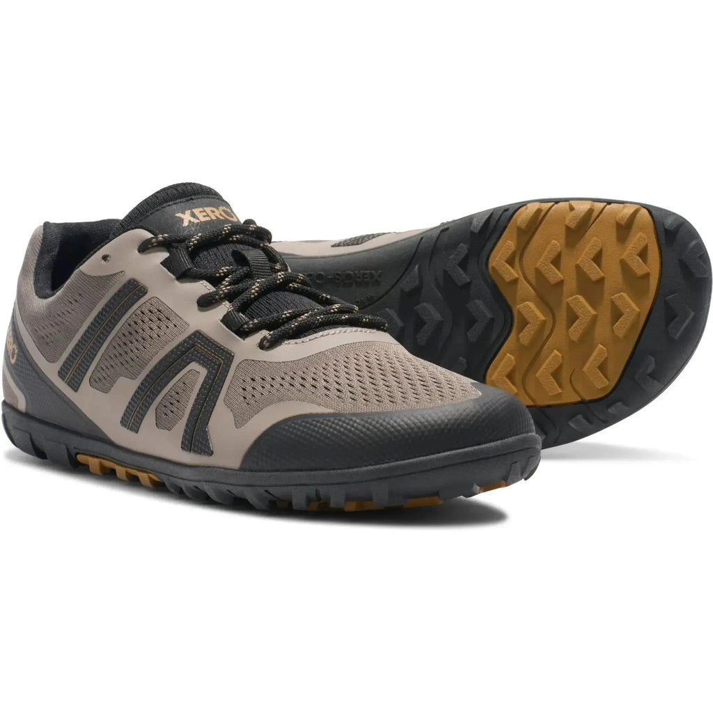 Xero Shoes - Mesa Trail II - Men fallen-rock-black - Zapatillas Barefoot para Trail grises para hombre